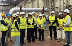 ep la diputada general de bizkaia elixabete etxanobe durante la visita a las instalaciones de