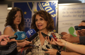 ep la ministra de hacienda y funcion publica maria jesus montero atiende a medios antes de