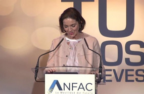 ep la ministra de industria comercio y turismo reyes maroto en su intervencion en el foro de anfac