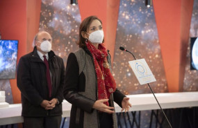 ep la ministra de turismo reyes maroto interviene durante el acto de puesta en funcionamiento del