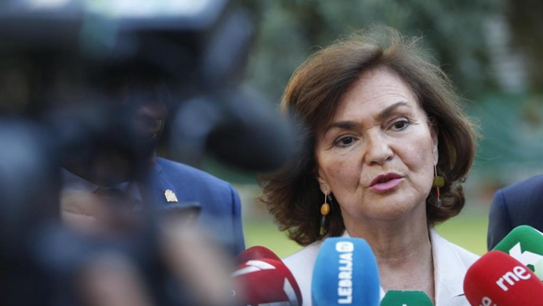 María José López - Europa Press ep la vicepresidentagobiernofunciones carmen calvo presideentregacondecoracionesotorgadiputacion provincial