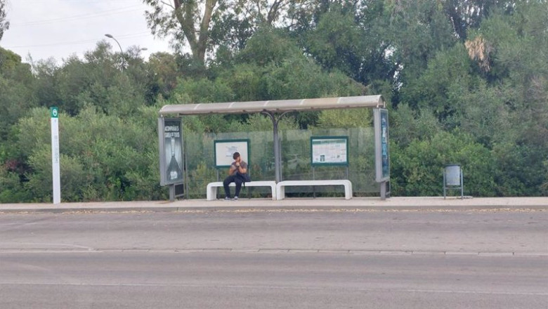 Parada del autobús metropolitano en el campus de Puerto Real | JUNTA DE ANDALUCÍA ep parada del autobus metropolitano en el campus de puerto real