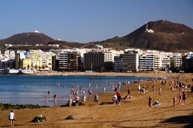 Playa de Las Canteras, en Las Palmas de Gran Canaria | CEDIDA - Archivo ep playalas canteras enpalmasgran canaria