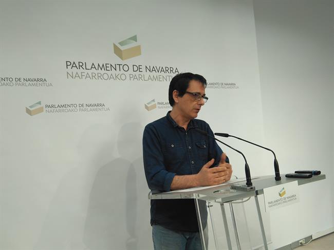 El portavoz de Podemos en el Parlamento foral, Carlos Couso | EUROPA PRESS ep portavozpodemosparlamento foral carlos couso
