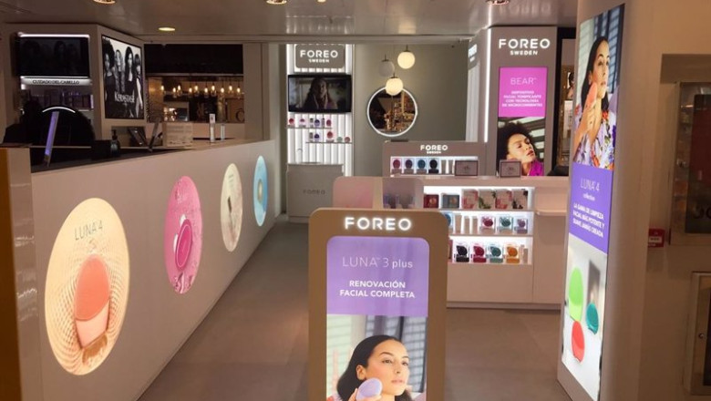 ep tienda de foreo en el corte ingles de castellana