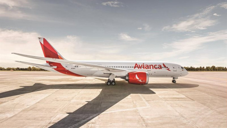 ep un avion de la aerolinea avianca