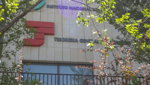 ep archivo   archivo  fachada de la tesoreria general de la seguridad social