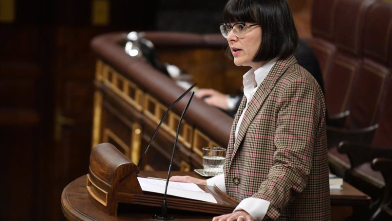 ep archivo la diputada de sumar en comu podem julia boada durante una sesion plenaria en el ep archivo la diputada de sumar en comu podem julia boada durante una sesion plenaria en el