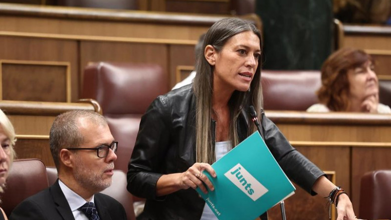 ep archivo la portavoz de junts en el congreso miriam nogueras interviene durante una sesion de ep archivo la portavoz de junts en el congreso miriam nogueras interviene durante una sesion de