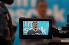 ep el coordinador general de eh bildu arnaldo otegi en la manifestacion por los derechos de los