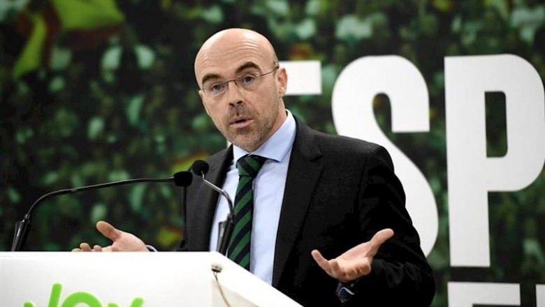 ep el eurodiputado y portavoz del comite de accion politica de vox jorge buxade