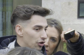 ep el exjugador de la arandina carlos cuadrado hace declaraciones a los medios tras ser condenado a