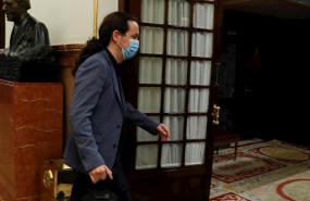 ep el lider de unidas podemos pablo iglesias a su llegada al pleno del congreso este miercoles donde