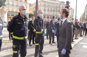 ep el lider del pp pablo casado d hoy sabado en la madrilena puerta del sol durante las