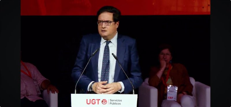 ep el ministro para la transformacion digital y de funcion publica oscar lopez durante su ep el ministro para la transformacion digital y de funcion publica oscar lopez durante su