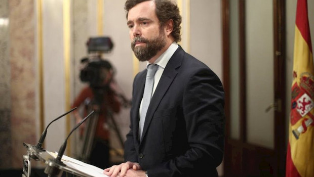 ep el portavoz de vox en el congreso ivan espinosa de los monteros en rueda de prensa tras finalizar