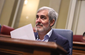 ep el presidente de canarias fernando clavijo en un pleno del parlamento