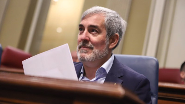ep el presidente de canarias fernando clavijo en un pleno del parlamento