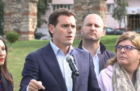 ep el presidente de cs y candidato a la presidencia del gobierno albert rivera en un encuentro con