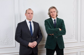 ep el presidente de lonvia capital cyrille carriere y franois badelon