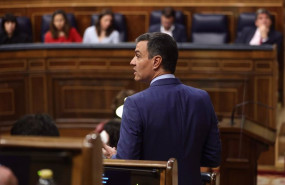 ep el presidente del gobierno pedro sanchez interviene en una sesion de control en el congreso de