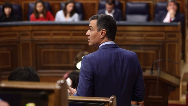 ep el presidente del gobierno pedro sanchez interviene en una sesion de control en el congreso de