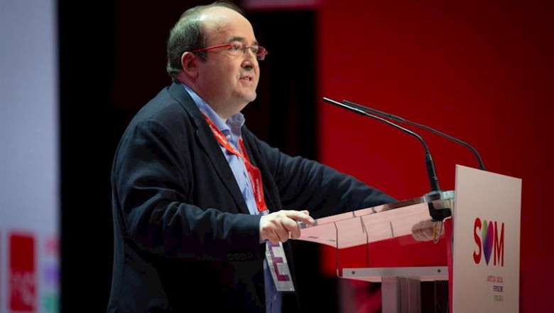ep el primer secretario del psc miquel iceta el 14 de diciembre de 2019