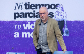 ep el secretario general de ccoo unai sordo durante la presentacion del informe la brecha salarial