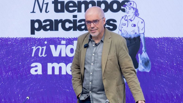 ep el secretario general de ccoo unai sordo durante la presentacion del informe la brecha salarial