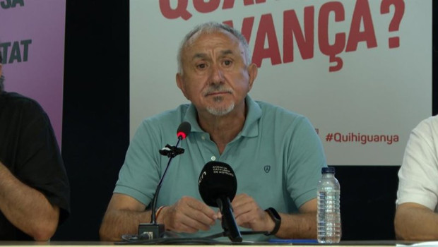 ep el secretario general de ugt pepe alvarez este viernes en ripoll girona