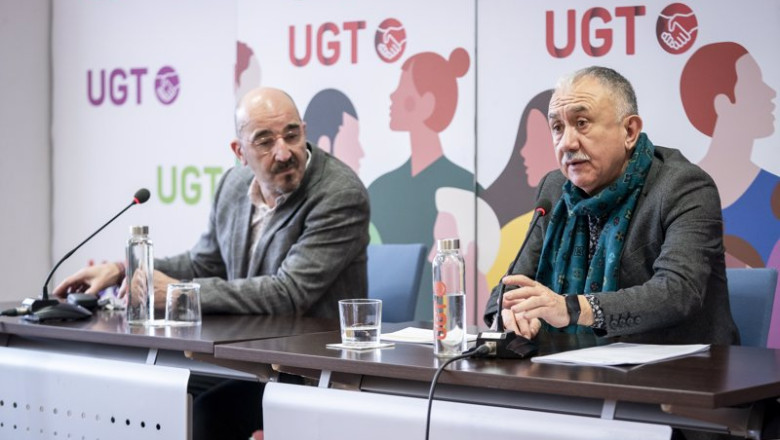 ep el vicesecretario general de politica sindical de ugt fernando lujan i y el secretario general de ep el vicesecretario general de politica sindical de ugt fernando lujan i y el secretario general de