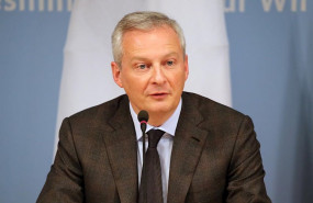 ep filed - 19 february 2019 berlin french minister of economics bruno le maire speaks during a press