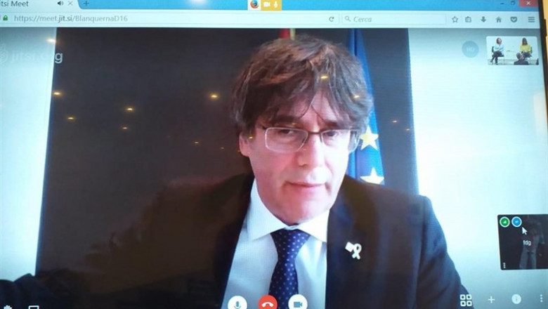 ep intervencioncarles puigdemontvideoconferencia