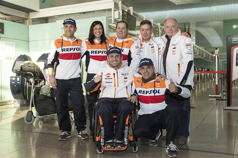ep isidre esteve antes de salir hacia jeddah para participar en el dakar 2020