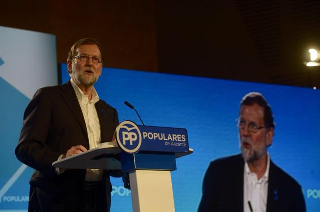 El jefe del Gobierno, en su intervención en Alicante | PP ep jefegobierno enintervencionalicante