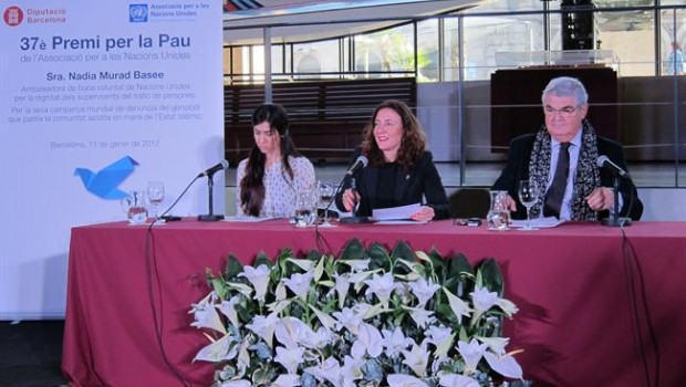 ep la activista nadia muradmerc conesa diputacion y eduard segarra anue
