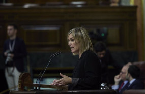 ep la diputada del pnv idoia sagastizabal interviene durante una sesion plenaria en el congreso de