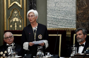 ep la fiscal general del estado maria jose segarra durante su intervencion este lunes en el acto de