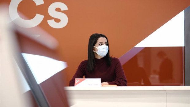 ep la lider de ciudadanos ines arrimadas ofrece una rueda de prensa posterior a la reunion del