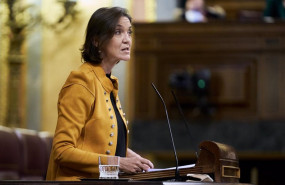 ep la ministra de industria y turismo reyes maroto interviene en una sesion plenaria en el congreso