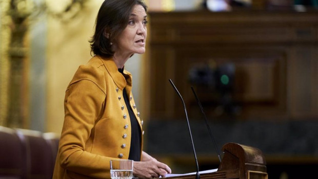 ep la ministra de industria y turismo reyes maroto interviene en una sesion plenaria en el congreso