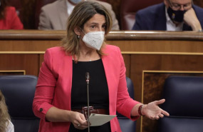 ep la ministra de transicion ecologica teresa ribera interviene en una sesion de control al gobierno