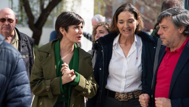 ep la ministra de vivienda y agenda urbana isabel rodriguez i y la portavoz del psoe en el