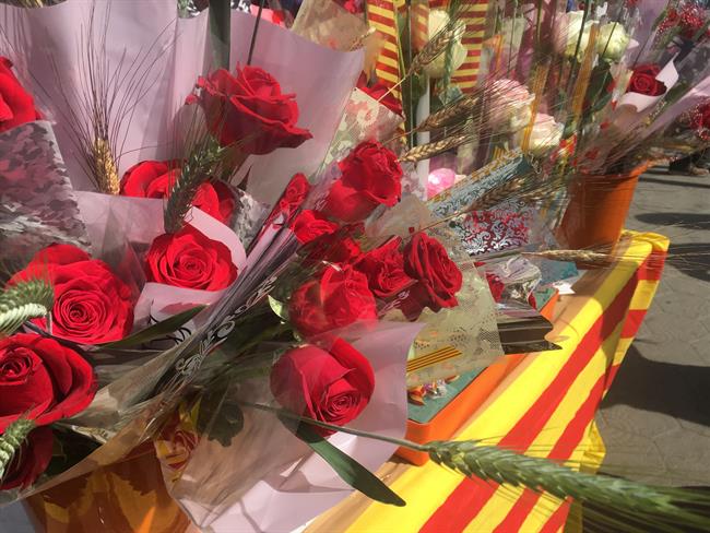 Las calles de pueblos catalanes se llenan de rosas este Sant Jordi | EUROPA PRESS - Archivo ep las callespueblos catalanesllenanrosassant jordi