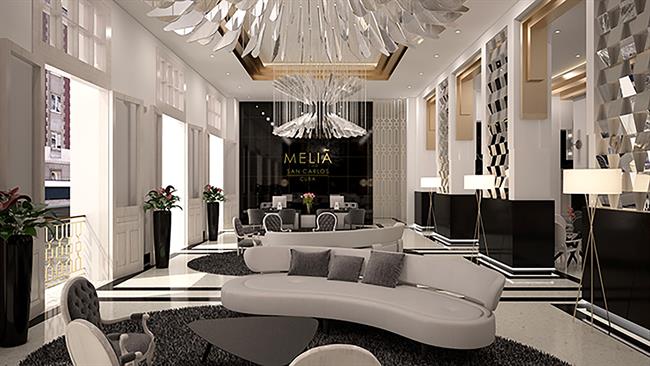 Lobby del 'Meliá San Carlos' en Cuba | MELIÁ HOTELS INTERNATIONAL ep lobby del melia san carlos en cuba