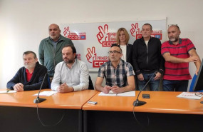 ep los secretarios generales de ccoo de industria y ugt fica damian manzano y jenaro martinez junto