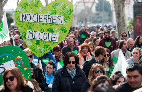 ep manifestacion en valladolid el ano pasado contra el cierre de centros de educacion especial