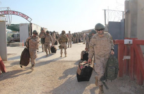 ep militares espanoles en su repliegue de irak como consecuencia del covid-19