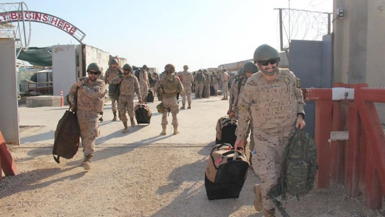 Militares españoles en su repliegue de Irak como consecuencia del Covid-19 | EMAD ep militares espanoles en su repliegue de irak como consecuencia del covid-19