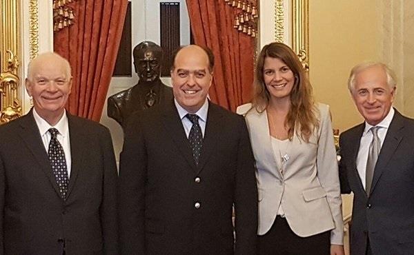 ep presidenteparlamento venezolano julio borges con senadoreseeuu